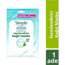 Water Boost Nemlendirici Kağıt Maske, Kuru/nemsiz Ciltler Için, 21 ml