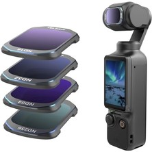 Pratik Ev ND16/32/64/256 Filtreler, Djı Osmo Pocket 4/3 & Xtra Muse ile Uyumlu Manyetik Sabitlemeli Polarize Nötr Yoğunluk Filtresi