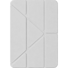 Apple iPad 2025 10.9 10.nesil (A16) Mera Kalemlikli Tablet Kılıfı - Gri