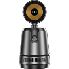 Aı Yüz Takipli Akıllı Gimbal Telefon Tutucu, Manyetik Kablosuz Şarj Destekli 360° Otomatik Döner Selfie Standı, Şarjlı Telefon Standı, Tripod Uyumlu I
