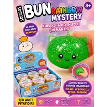 Sepetly Rainbow Mystery Kulaklı & Boynuzlu Simli Squishy Çin Mantısı - Sürpriz Unicorn Stres Oyuncağı