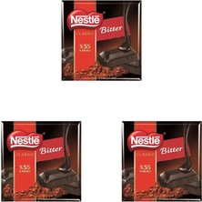 Nestlé%55 Kakao Bitter Çikolata, 60 G x 6 (3 Paketi)