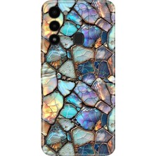 Tecno Spark 8c ile Uyumlu Kılıf, Penn Glass Temalı Desenli, Darbe Emici Silikon, Çok Renkli