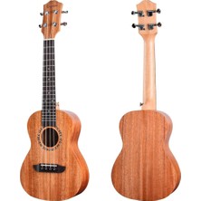 Uk-K1 Concert Ukulele 4/4 Tam Boy Ihlamur Ağacı Gövde Gig Çantası ve Aksesuar Seti Dahil