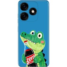 Tecno Spark 10C ile Uyumlu Silikon Kılıf, Diyet Temalı Desenli, Darbe Emici, Çok Renkli