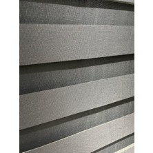 Özel Jaluzi Ithal Antrasit Düz Zebra Stor Perde 180X200, 437