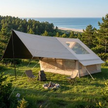 Pikas Rovos Şişme Kamp Çadırı | 4 Mevsim Büyük Aile Çadırı | Su Geçirmez Oxford Kumaş | Kamp, Glamping ve Outdoor Çadırı