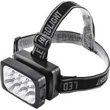 12 Ledli Şarjlı Kafa Lambası Ledli Kafa Feneri Tepe Lambası