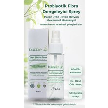 Bubble Up Flora Dengeleyici Probiyotik Sprey - Toz, Akar, Kedi, Köpek ve Diğer Alerjenlere Hassas Kişilere %100 Doğal Seçenek