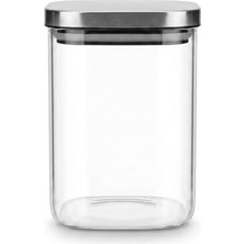 Pratik Ev 700 ml Dayanıklı Sızdırmaz Vakumlu Metal Kapaklı Borosilikat Cam Kavanoz, Hava Geçirmez, 10 cm x 13 cm