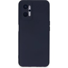 Realme 9i 4g Kılıf Nano Içi Kadife Silikon - Lacivert