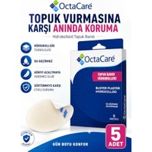 Pratik Ev Hidrokolloid Topuk Bandı 5 Adet, Su Geçirmez Topuk Koruyucu Nasır ve Su Toplamasına Karşı Koruma