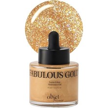 Pratik Ev Ince Dokulu, Renkli ve Işıltılı Vücut Yağı Satin Glow Shimmer Oil (Champagne Rose)