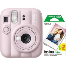 Mini 13 Fotoğraf Makinesi+20'li Film+Askı+Pil (Pembe)