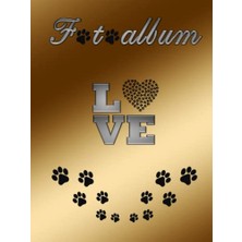Pratik Ev Fotoalbum Haustiere Papageien Hamster Meerschweinchen Kaninchen Tauben Hasen Mäuse Ratten Frettchen Sittiche Wellensittiche Vögel Hunde Katzen ... Foto Tagebuch Stammbaumbuch Andenken Gold 01