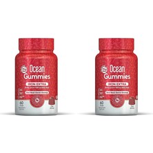 Ocean Gummies Iron Extra 17MG Çiğnenebilir Jel Form (2 Paketi)
