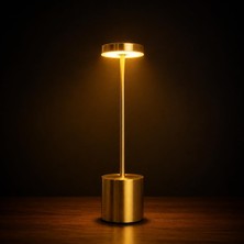 Şarjlı LED Masa Lambası – 3 Işık Sıcaklığı ve Parlaklık Ayarı, Dokunmatik Kontrol, Yüksekliği 34.5 Cm, Alt Tabanı 8 cm – Şık ve Modern Tasarım, Kullan