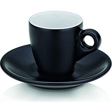 Pratik Ev Espresso Fincan Seti 2'li Siyah 50 ml