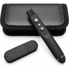 UltraTekno PP1000 Laser Pointer Kablosuz Lazer Sunum Kumandası USB PowerPoint Slayt Kumandası Çantalı