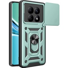 Xiaomi Redmi Note 15 4g Pars Lens Yüzüklü Silikon - Yeşil