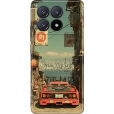 Poco X6 Pro ile Uyumlu Xiaomi, Race Temalı Desenli Darbe Emici Silikon Kılıf, Çok Renkli