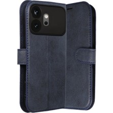 Huawei Honor 600 Trend S Plus Kapaklı Kılıf - Lacivert