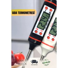 Dijital Gıda Termometresi – Et, Süt, Su, Yiyecek Için Sıcaklık Ölçer, Mutfak Isı Ölçüm Cihazı