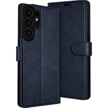 Samsung Galaxy S26 Ultra Trend S Plus Kapaklı Kılıf - Lacivert