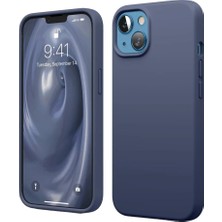 Apple iPhone 14 Kılıf First Silikon - Lacivert