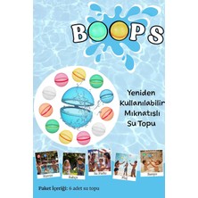 Boops Yeniden Kullanılabilir Mıknatıslı Su Topu - 6 Adet (Yazın Su Topu Kışın Kar Topu)