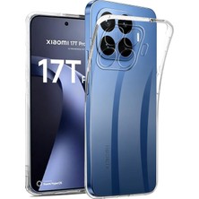 [maxi-Clear] Xiaomi 17T Pro Için Şeffaf Telefon Kılıfı Kamera Yükseltili Darbelere Karşı Dayanıklı Esnek ve Hafif Tasarımlı Xiaomi 17T Pro Kılıfı Tele