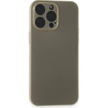Apple iPhone 15 Pro Kılıf Puma Silikon - Titan Gri