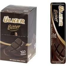 Ülker Bitter Çikolata,%60 Kakao, 30 Gram x 12 Adet