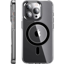 Joko Apple iPhone 14 Pro Kılıf Crystal Magsafe Kapak - Siyah