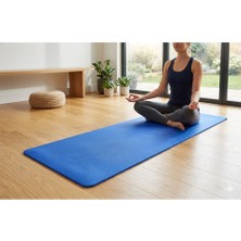 Mavi Renk 10 mm - 190X90 cm Eva Yoga Matı - Spor , Pilates ve Egzersiz Minderi Nova