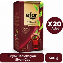 Efor Çay Tiryaki Dökme Siyah Çay 500 gr - 20'li Koli