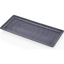 Pratik Ev Noon Dikdörtgen Servis Gri 35X16 cm