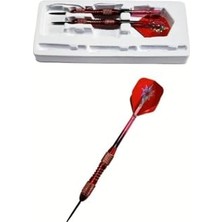 Pratik Ev OK-300 Profesyonel Çelik 21 G Dart Oku Kırmızı 3'lü