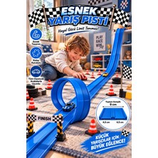 Plastmarket Esnek Yarış ve Aksiyon Pisti Araba Yolu Flex Track Oyun Pisti 4,5 Metre
