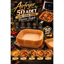 Tasarım Evi Pişirme Kağıdı Airfryer Xxl Xl Airfryer Yağlı Kağıt Xiaomi Philips Tüm Markalara Uyumlu 50 Adet