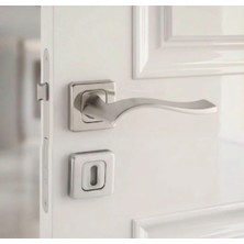 Sofuoğlu Rozetli Nikel - Saten Pınar Oda Kapı Kolu