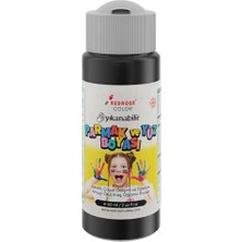 Pratik Ev Siyah Parmak Boyası, 60 ml