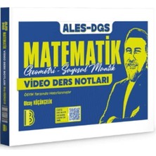 TeknoKapsül Benim Hocam Yayınları 2026 Ales Dgs Matematik Video Ders Notları