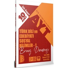 TeknoKapsül Benim Hocam Ayt Türk Dili ve Edebiyatı Sosyal Bilimler - 1 Çek Kopar 10 Lu Branş Denemesi