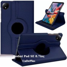 Pratik Ev Kılıf, Xiaomi Redmi Pad Se 8.7inç ile Uyumlu 360 Dönebilen Standlı Case (Redmipad Se 11INÇDEĞILDIR) Lacivert