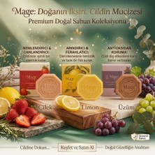 Mage 3' Lü Doğal Güzellik Sabun Seti "çilek - Limon- Üzüm"