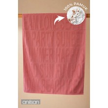 Anılsan Nuvira Plaj Havlusu %100 Pamuk 75x150 Mor