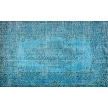Apex Halı El Dokuması Vintage Yün-Pamuk Turkuaz Halı 29719 169 x 270 cm