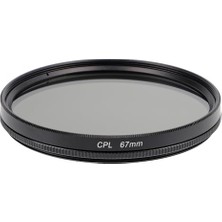 Pratik Ev 67 mm Lensler Için Cpl Dairesel Polarize Filtre, Yansıma Önleyici