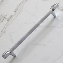 Pratik Ev 128 mm Metal Kulbu Kulpu Krom Renk Duru Kulp Mobilya Mutfak Dolabı Kulpları Çekmece Dolap Kapak